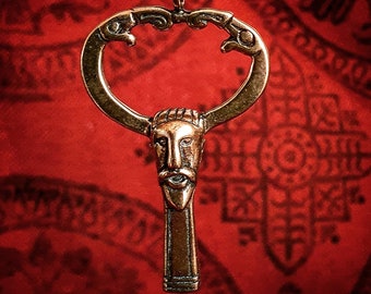 Bronze pendant from Stara Ladoga, Viking Amulet