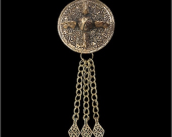 Bronze oval broch replika from Gniezdovo