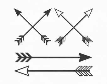 Download Crossed arrows svg | Etsy