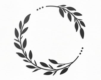 Free Free Svg Flower Wreath Free 195 SVG PNG EPS DXF File