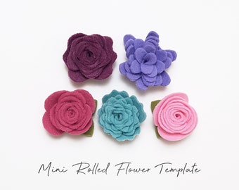Download Felt Flower Svg Etsy