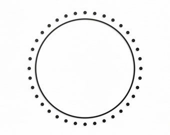 Download Circle Dot Frame Svg Etsy