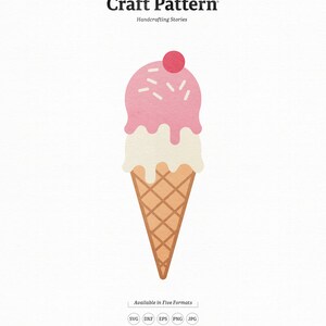 Eis SVG Handwerk Muster, Eis kegeln SVG, Sommer SVG, Eis Clipart, Silhouette geschnitten Dateien, Cricut geschnitten Dateien / FT00212