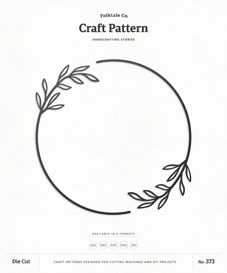 Download Leafy Wire Wreath SVG Wreath SVG Flower SVG Wedding Svg | Etsy