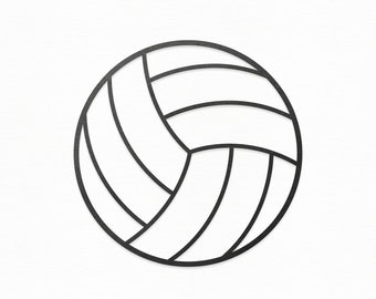 May include: Black and white line art digital craft pattern of a volleyball. The pattern is available in five formats: SVG, DXF, EPS, PNG, and JPG. The pattern is designed for cutting machines and DIY projects. The pattern is numbered 151.
