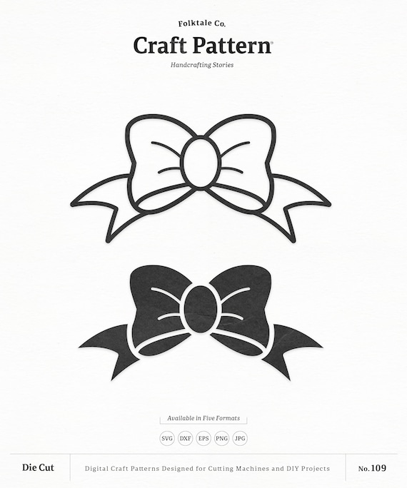 Download Bow Svg Craft Pattern Baby Bow Svg Cut File Bow Tie Svg Etsy