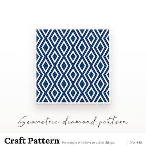 Geometric Diamond Pattern SVG, Diamond SVG, Background SVG, Diamond Png, Pattern Cut File, Silhouette Cut Files, Cricut Cut Files / FT00445