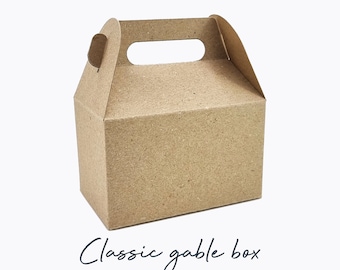 Classic Gable Box SVG, Box Template SVG, Gift Box SVG, Party Favor Box, Wedding Favor svg, Silhouette Cut Files, Cricut Cut Files / CP0001