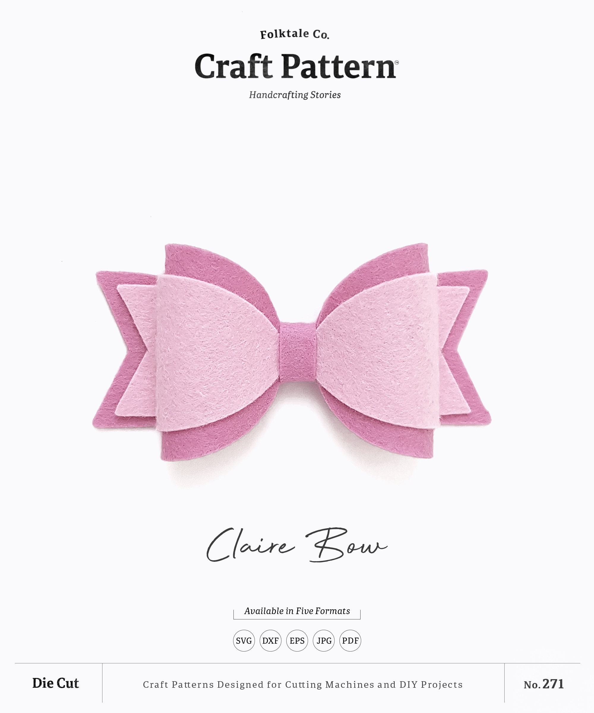 Christmas Bow SVG Cut File - Snap Click Supply Co.