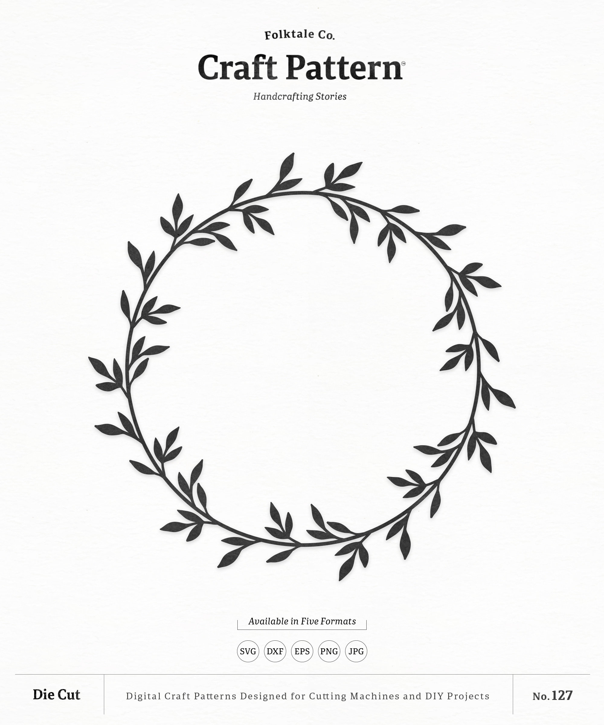 Download Wreath Svg Craft Pattern Leaf Wreath Svg Monogram Frame Svg Etsy