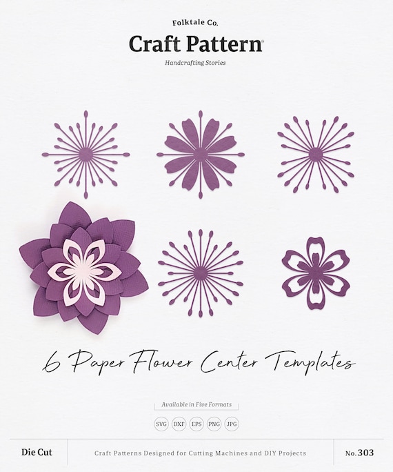 Free Free 232 Paper Flower Center Svg Free SVG PNG EPS DXF File
