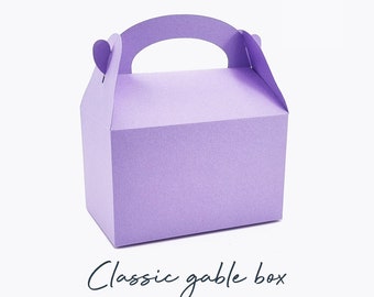 Classic Gable Box SVG, Box Template SVG, Gift Box SVG, Party Favor Box, Wedding Favor svg, Silhouette Cut Files, Cricut Cut Files / CP0005