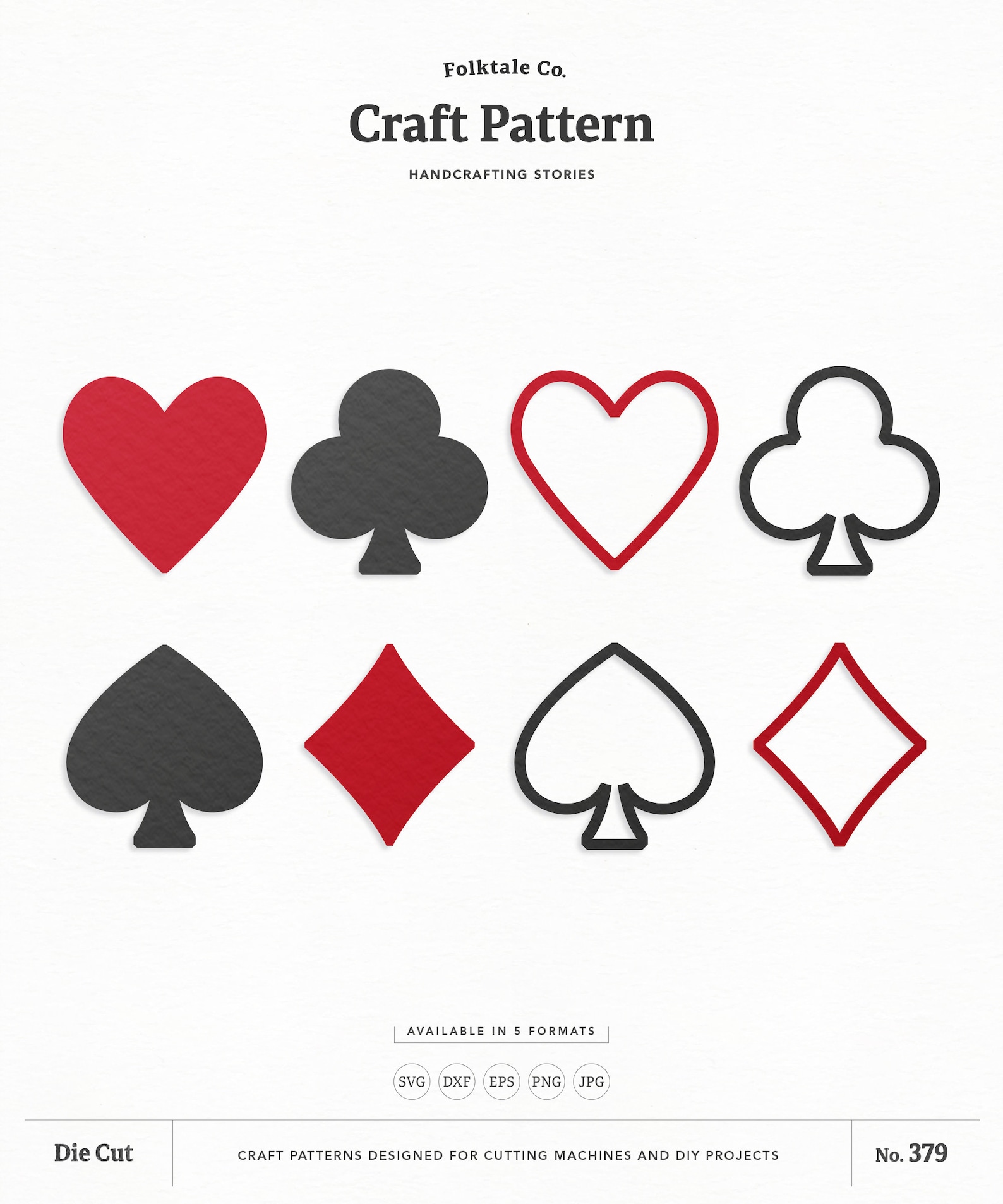 Playing Card Suits SVG Playing Cards SVG Diamond Spade - Etsy