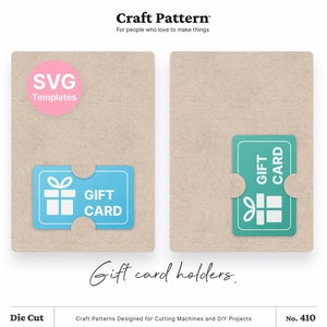 Porta-cartão-presente A7 SVG, modelo de cartão-presente, arquivo de corte de cartão-presente, porta-cartão-presente SVG, arquivos de corte de silhueta, arquivos de corte Cricut / FT00410