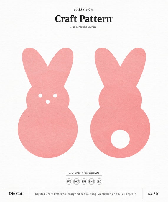 Download Peep Svg Craft Pattern Peep Bunny Svg Easter Svg Easter Etsy
