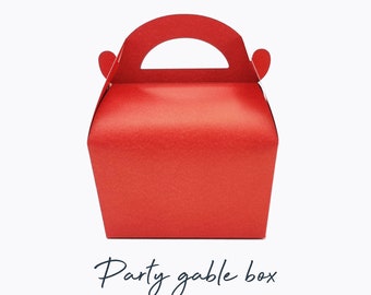Party Gable Box SVG, Box Template SVG, Gift Box SVG, Party Favor Box, Wedding Favor svg, Silhouette Cut Files, Cricut Cut Files / CP0006