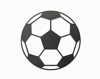 Soccer Ball SVG Craft Pattern, Soccer SVG, Sport SVG, Soccer Cut File, Soccer Clipart, Silhouette Cut Files, Cricut Cut Files / FT00147