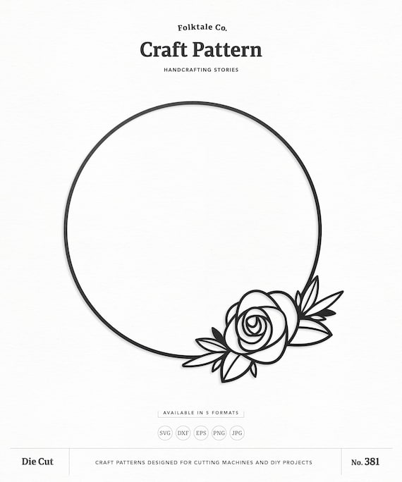 Free Free Rose Floral Wreath Svg