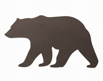 Bear Silhouette SVG Craft Pattern, Mama Bear SVG, Papa Bear, Bear Clipart, Bear Cut File, Silhouette Cut Files, Cricut Cut Files / FT00242