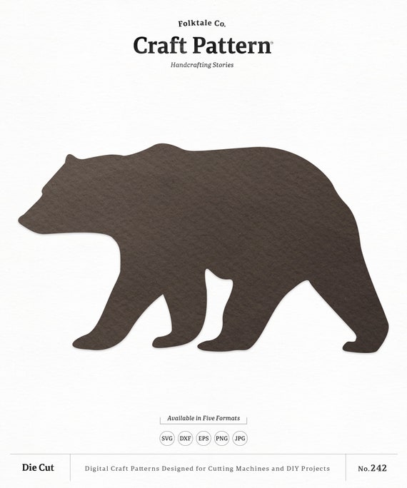 Download Bear Silhouette Svg Craft Pattern Mama Bear Svg Papa Bear Etsy