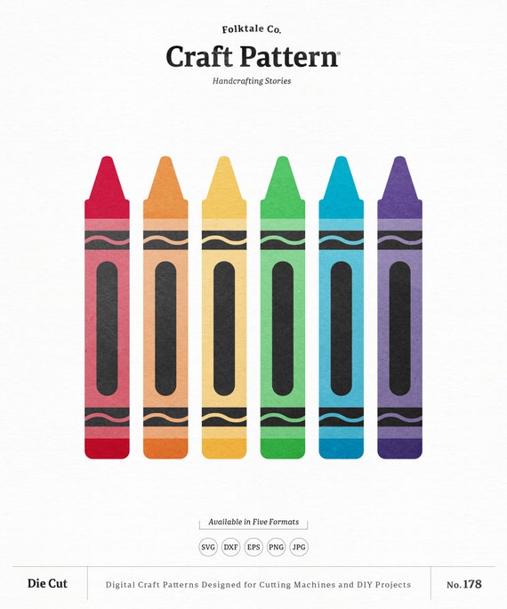 Download Crayons Svg Craft Pattern School Svg Teacher Svg Crayons Etsy