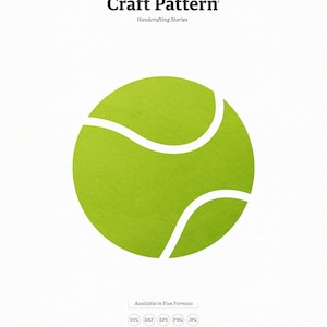 Tennis Ball SVG Handwerk Muster, Tennis SVG, Sport, SVG, Tennis Clipart, Tennis Vektor, Kontur geschnittene Dateien, Cricut geschnitten Dateien / FT00195