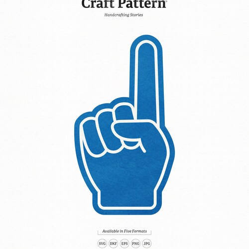 Blank Foam Finger Png