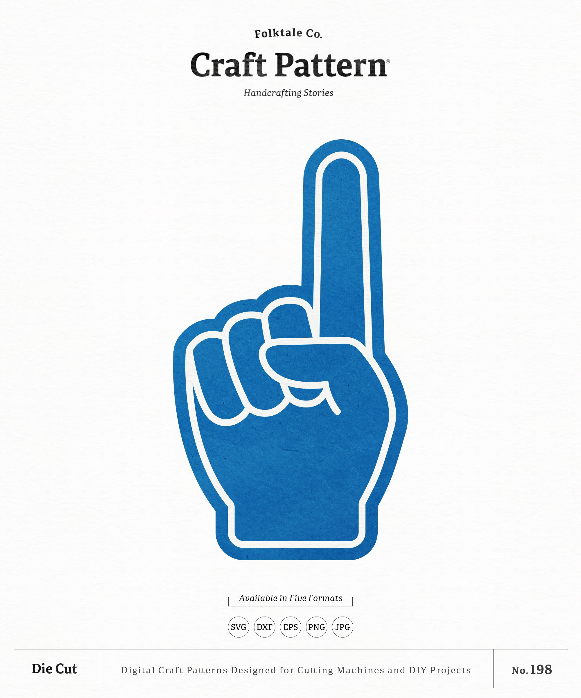 Foam Finger SVG Craft Pattern Football SVG Sports photo