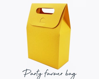 Party Favor Bag SVG, Box Template SVG, Gift Box SVG, Party Favour Box, Wedding svg, Party svg, Silhouette Cut Files Cricut Cut Files /CP0010