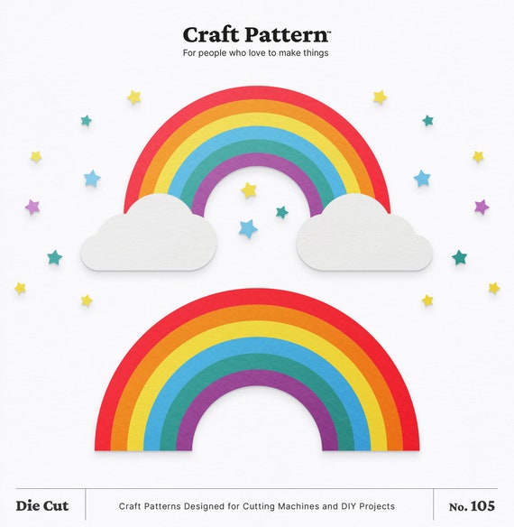 Rainbow SVG Rainbows SVG Rainbow Clipart Nursery Svg Baby - Etsy UK