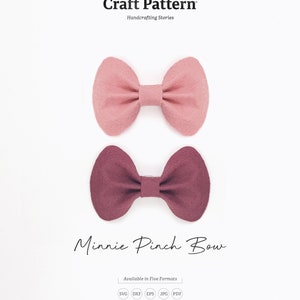 Download Scalloped Pinch Bow Template Svg Bow Svg Bow Template Hair Etsy