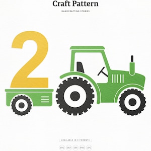 Anniversaire tracteur SVG, SVG anniversaire ferme, anniversaire SVG, ferme Svg, Svg tracteur, ferme des cliparts, fichiers de coupe Silhouette, fichiers de coupe Cricut / FT00362