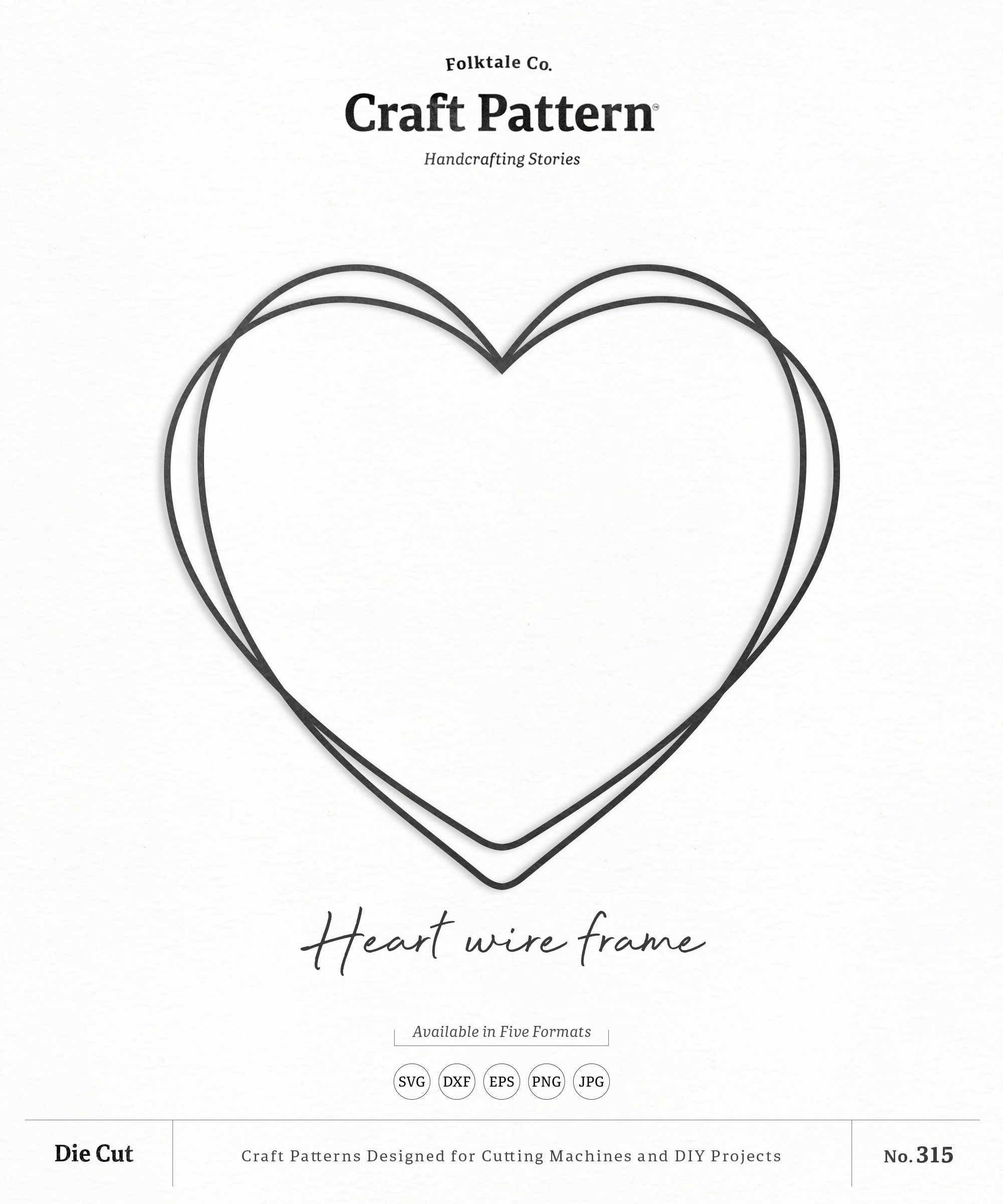 Download Heart Wire Frame SVG Heart Monogram Frame SVG Heart Frame | Etsy
