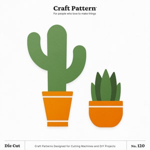 Cactus SVG, Cactus Sublimation, House Plant SVG, Cactus Clipart, Cactus PNG, Silhouette Cut Files, Cricut Cut Files / FT00120