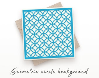 Geometric Background SVG, Circle Pattern SVG, Stencil SVG, Pattern Png, Pattern Cut File, Silhouette Cut Files, Cricut Cut Files / FT00290