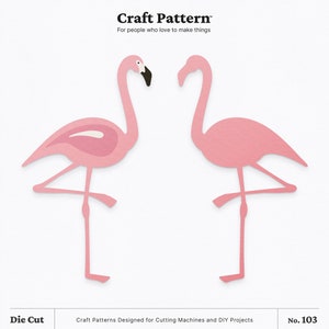 Flamingo SVG, Flamingo Sublimation, Flamingos SVG, Tropical svg, Summer Clipart, Silhouette Cut Files, Cricut Cut Files / FT00103