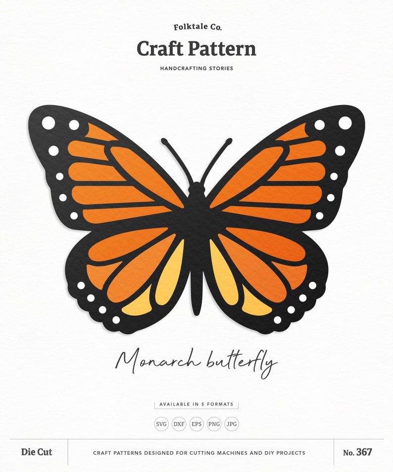 Free Free 143 Butterfly Monarch Svg SVG PNG EPS DXF File