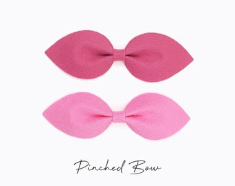 Pinched Bow Template SVG, Bow SVG, Bow Template, Hair Bow Template, Silhouette Cut Files, Cricut Cut Files / FT00279