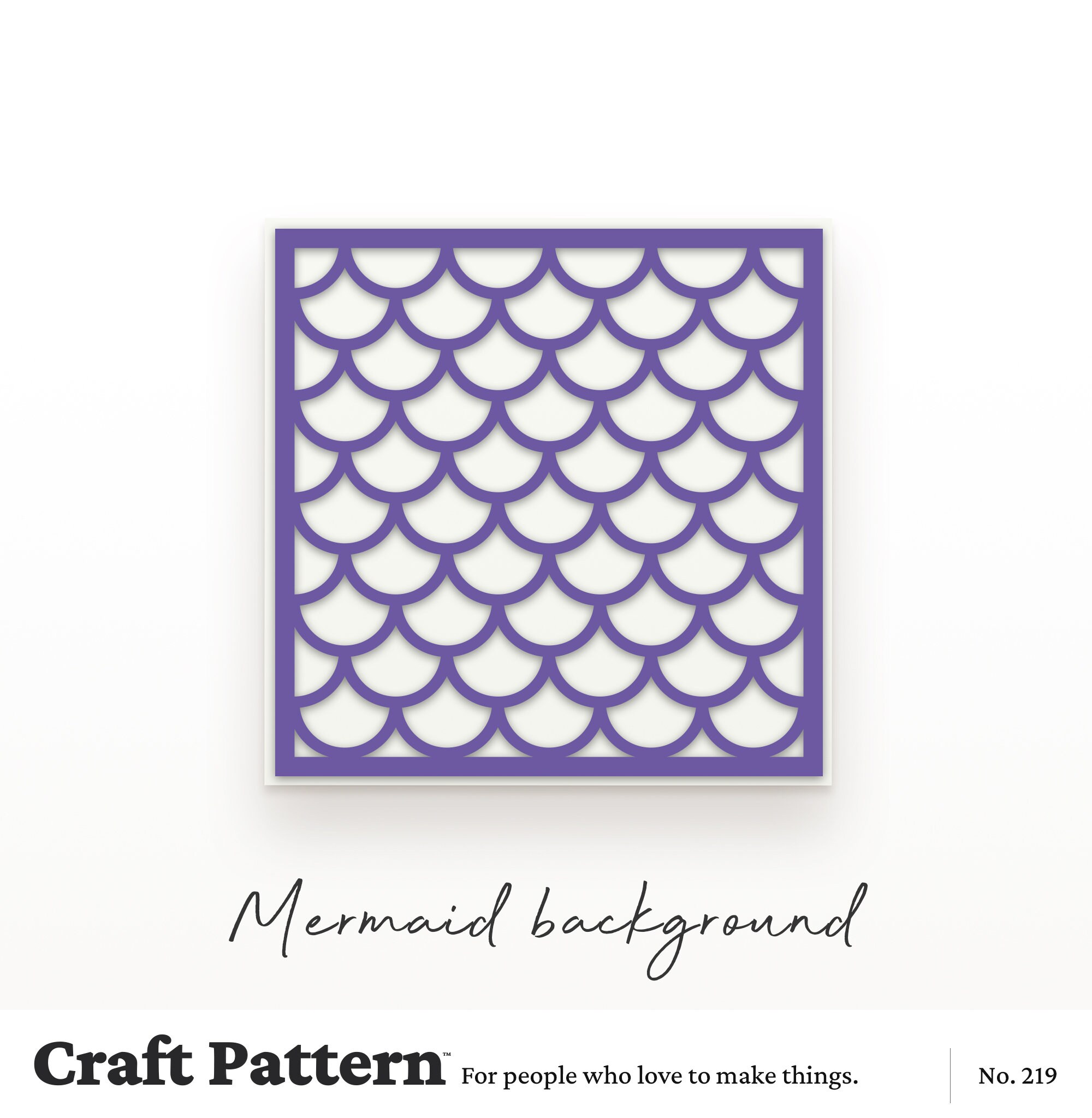 Mermaid Background SVG Mermaid Pattern SVG Stencil SVG Etsy UK
