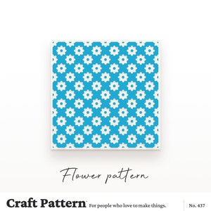 Flower Pattern SVG, Flower SVG, Background SVG, Flower Png, Pattern Cut File, Silhouette Cut Files, Cricut Cut Files / FT00437