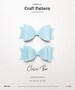 Classic Bow Template SVG, Bow SVG, Bow Template, Hair Bow Template, Silhouette Cut Files, Cricut Cut Files / FT00252 