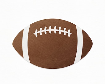Football SVG Craft modèle, Football SVG, Sports SVG, Clipart Football, Football vecteur, Silhouette coupés fichiers, fichiers de coupe Cricut / FT00150