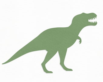 T-Rex SVG Craft Pattern, Dinosaur SVG, Dinosaur Silhouette Cut File, Dinosaur Clipart, Silhouette Cut Files, Cricut Cut Files / FT00377