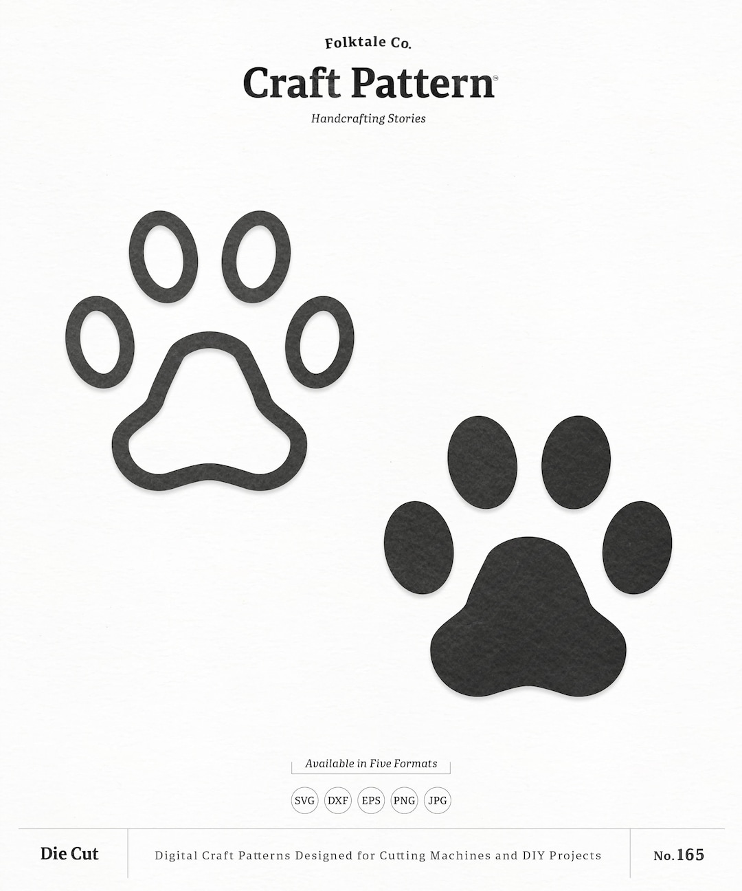 足跡 SVG クラフト パターン、足跡 SVG、犬の足跡 SVG、足跡カット ファイル、足跡クリップアート、シルエット カット ファイル、Cricut  カット ファイル  FT00165 - Etsy 日本