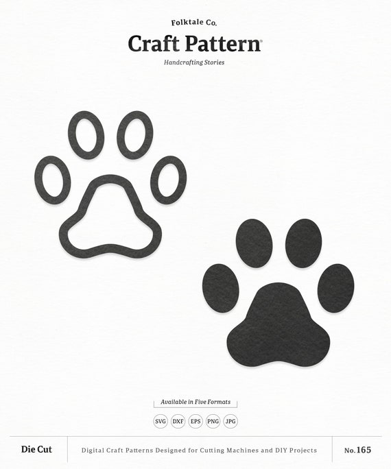 Download Layered Paw Print Svg For Crafters - Layered SVG Cut File