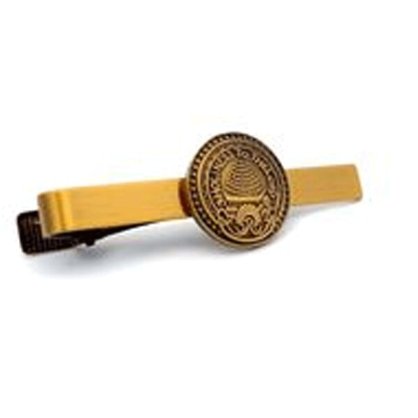 J5TB LDS Unisex CTR SLC Temple Doorknob Gold Tone Tie Bar One Moment In Time