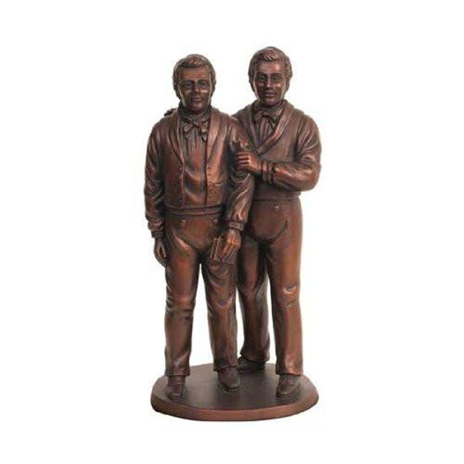S273 Brothers Joseph & Hyrum Statue 3 Bronze Cultured Etsy