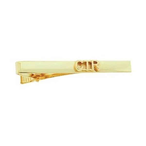 J75G Tie Bar CTR Gold One Moment in Time