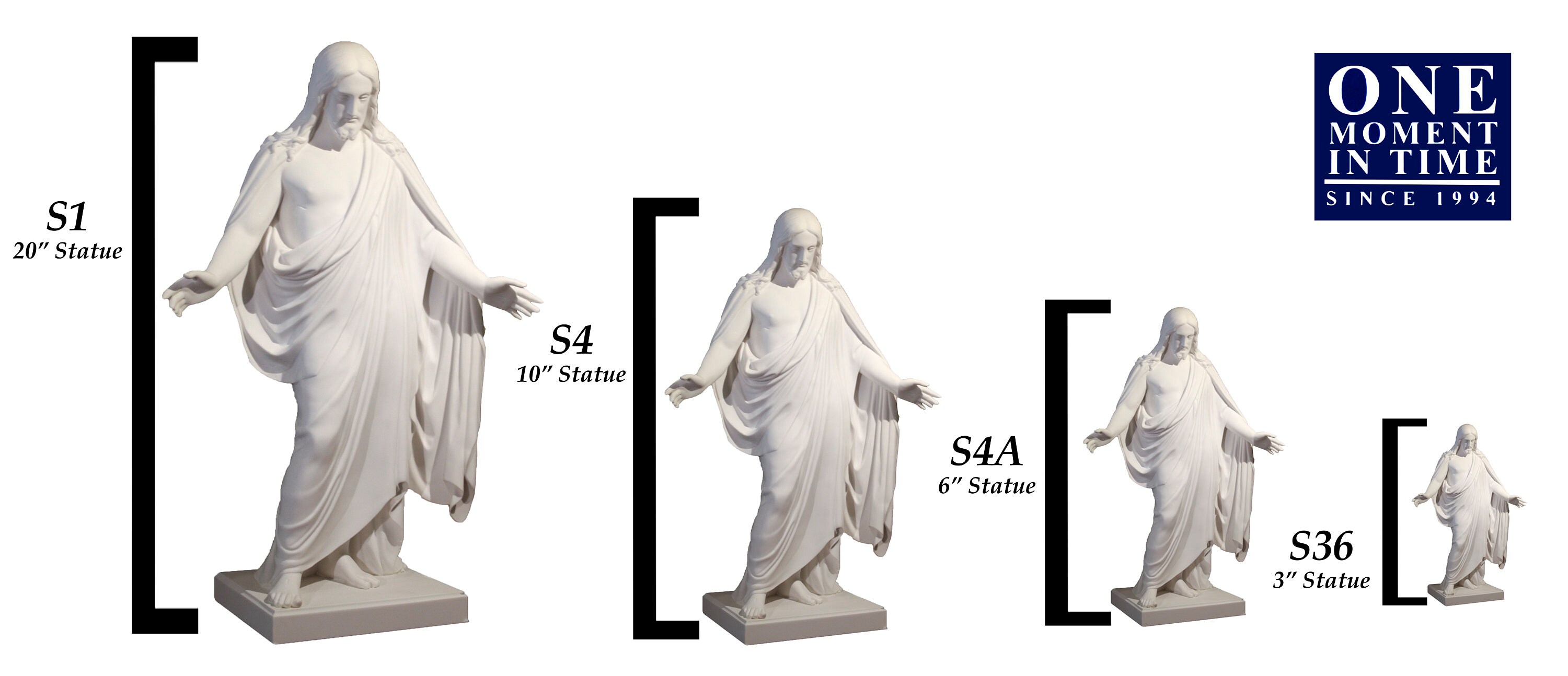 Christus Statue White Cultured Marble One Moment in Time S1 Etsy