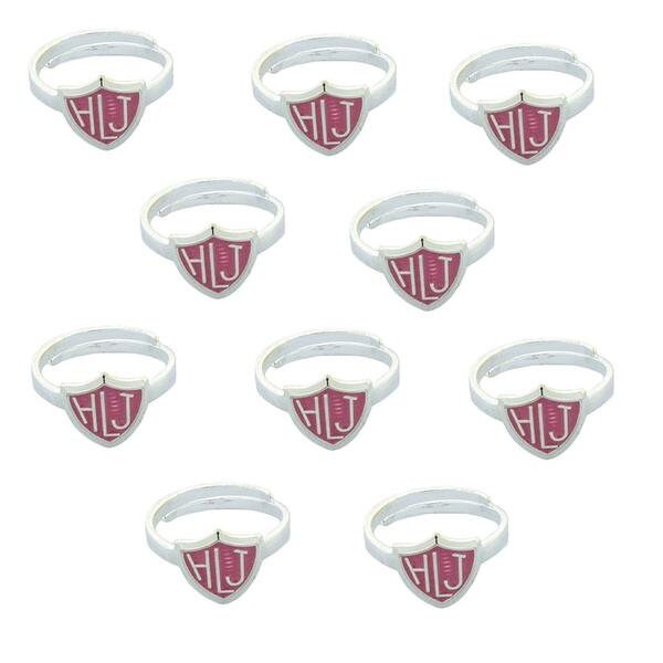 H14HLJ Size Adjustable 10 Pack HLJ Pink Spanish Pink Ring One Moment In Time Mormon CTR LDS